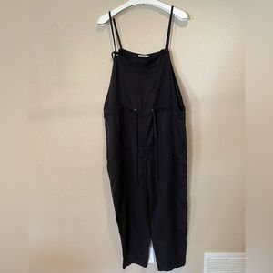 Fat Face Black Ellis Tencel Jumpsuit